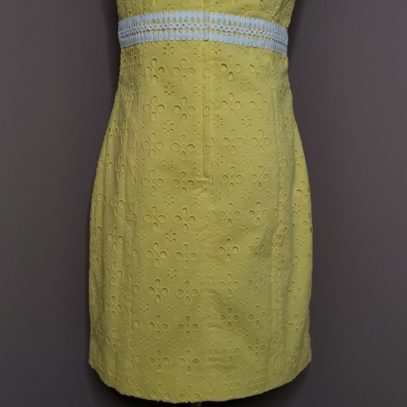 Lilly Pulitzer St Tropez Floral Cross Eyelet Dress - Picture 12 of 16